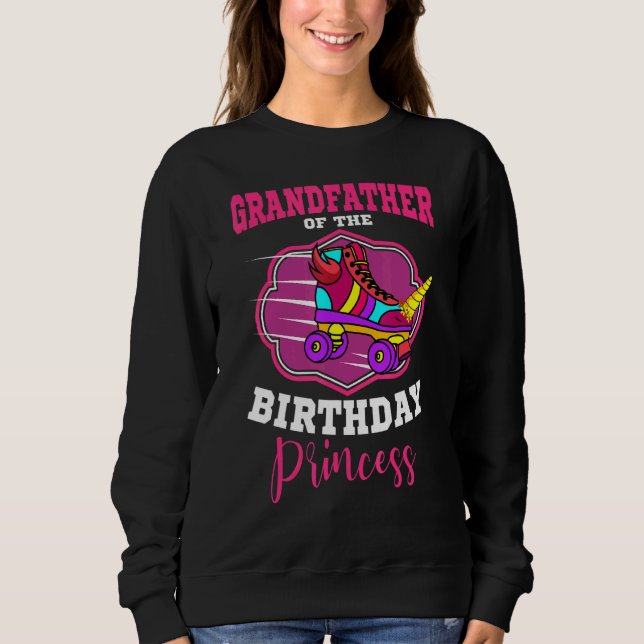 Sudadera El Abuelo De La Princesa Nacida Patinando (Anverso)