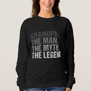 Sudadera El abuelo el hombre el mito el día del padre de la