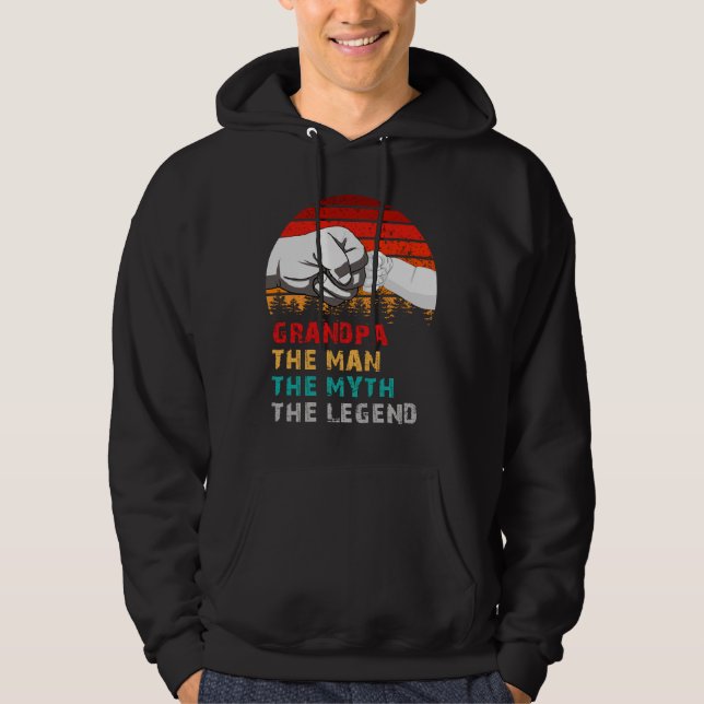 Sudadera el abuelo el hombre el mito la leyenda (Anverso)