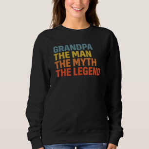 Sudadera El abuelo el hombre el mito la leyenda el D del pa