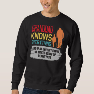 Sudadera El abuelo lo sabe todo y si no lo sabe