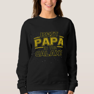 Sudadera El abuelo papá regala al mejor papá en galaxia