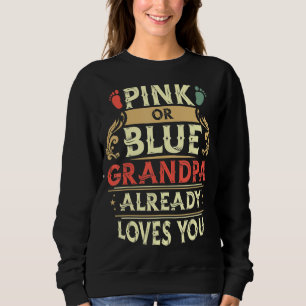 Sudadera El Abuelo Rosa O Azul Ya Te Ama Retro