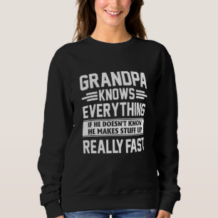 Sudadera El Abuelo Sabe Todo Si No Sabe Que Hace