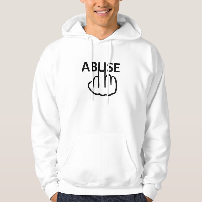Sudadera El Abuso De Hoodie Es Triste (Anverso)