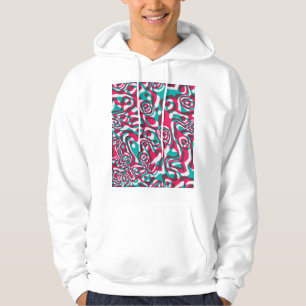 Sudadera El Ácido Psicodélico Es Un Fondo Funky Sin Marea.
