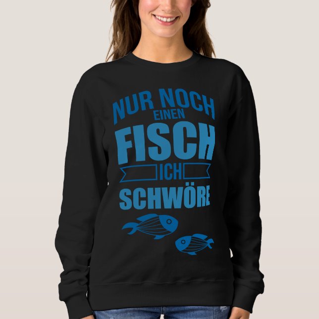 Sudadera El acuario del tanque de pescado dice (Anverso)