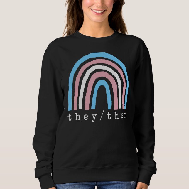 Sudadera El Acuerdo Arcoiris De Boho Los Pronuncia Orgullo  (Anverso)