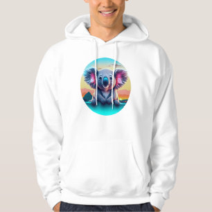 Sudadera El agradable Koala Bear disfruta de la puesta de s
