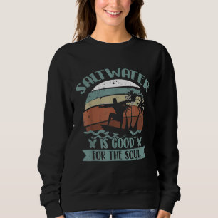 Sudadera El agua salada es buena para el alma