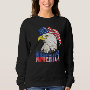 Sudadera El Águila Estadounidense Orgullo 4 De Julio Sam Li