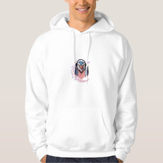 Sudadera El águila norteamericana disfrutando de la música
