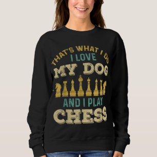 Sudadera El ajedrez jugando a los perros frikis