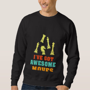 Sudadera El ajedrez retro clásico femenino al que he dado p