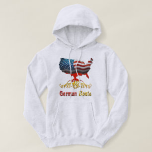 Sudadera El alemán estadounidense raíz Hoodie