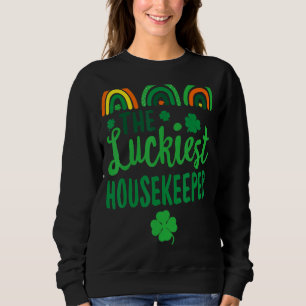 Sudadera El ama de casa más afortunado de San Patricio