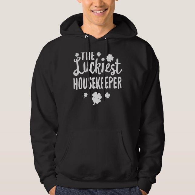 Sudadera El ama de casa más afortunado de St. Patrick's Day (Anverso)