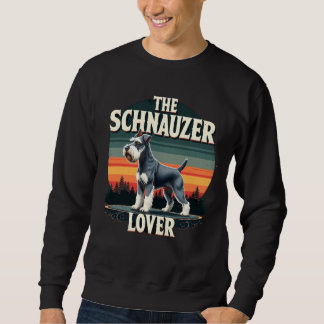 Sudadera El amante del Schnauzer - Diseño Retro de Perro