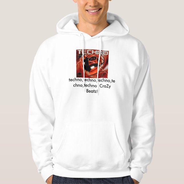 Sudadera El amante loco de Techno (Anverso)