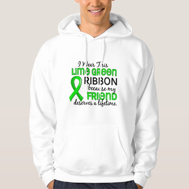 Sudadera El amigo merece linfoma del curso de la vida (Anverso)
