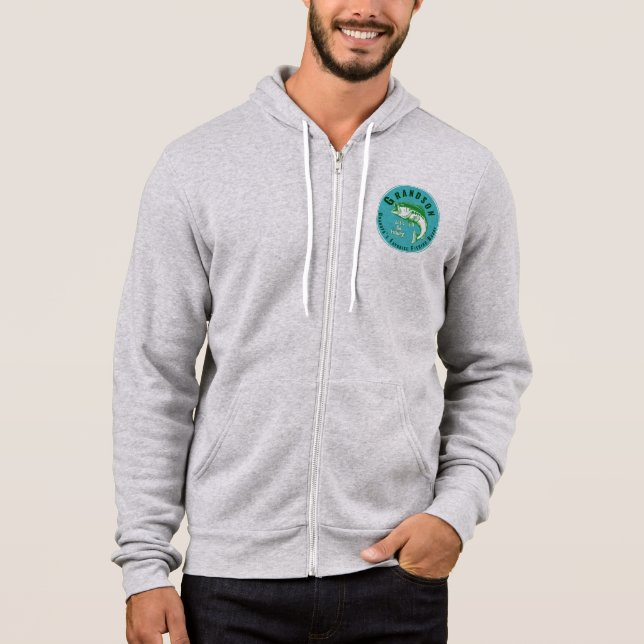 Sudadera El amigo pesquero favorito del abuelo (Anverso)