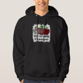 Sudadera El Amor De Enseñar Inspira A Paraprofesional De Vu