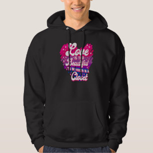 Sudadera El Amor De La Bandera Del Orgullo Bisexual Es Dema