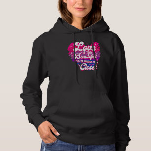 Sudadera El Amor De La Bandera Del Orgullo Bisexual Es Dema