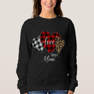 Sudadera El amor de la impresión de leopardo plateado es un
