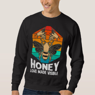 Sudadera El amor de la miel hizo que el apicultor del hobby