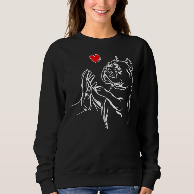 Sudadera El amor de los matones estadounidenses hacia la ma (Anverso)