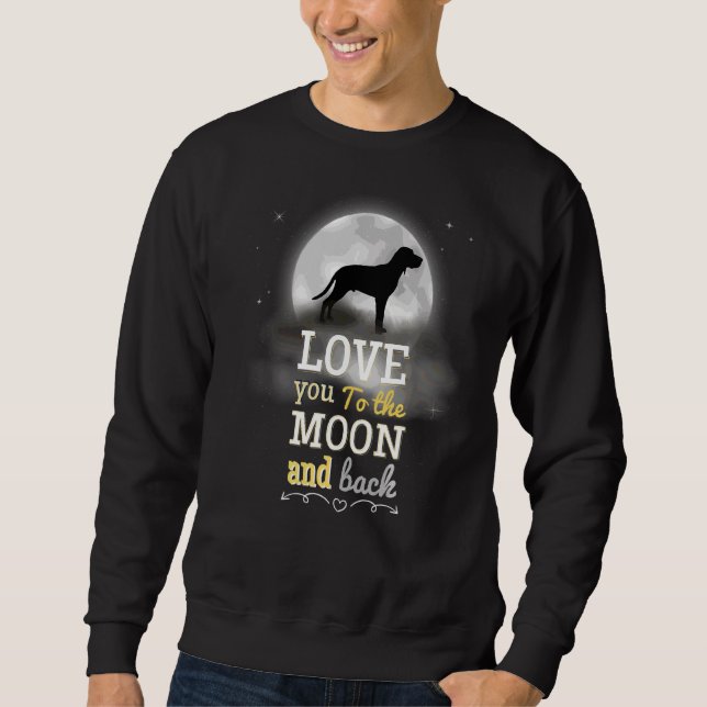 Sudadera El Amor De Los Perros Por La Luna (Anverso)