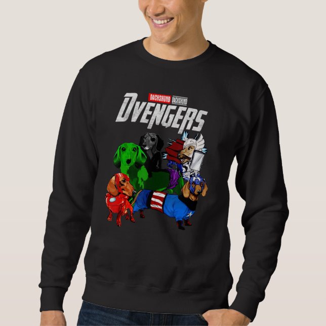 Sudadera El amor de los perros vengadores Dachshunds el con (Anverso)