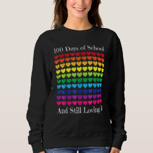Sudadera El Amor Del Corazón 100 Días De Chica Escolar De M