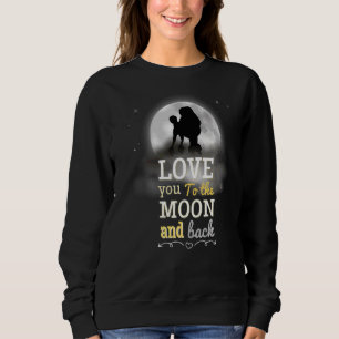 Sudadera El Amor Del Perro De Los Canales A La Luna
