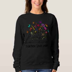 Sudadera El amor del profesor inspira flores de libro marip