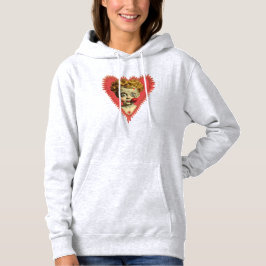 Sudadera El amor duele divertido querubín ángel zombie muñe