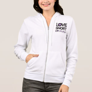 Sudadera El amor en el primer Snort relampaga para arriba