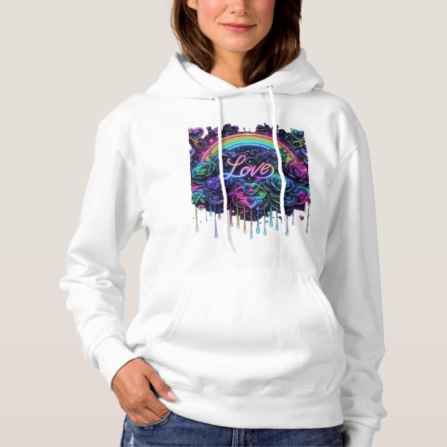 Sudadera El amor en flor (Anverso)