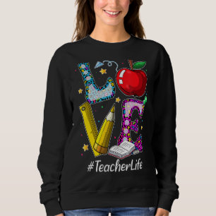 Sudadera El Amor Enseñando De Nuevo A La Vida De Los Maestr