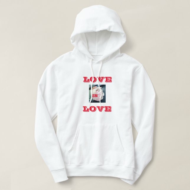 SUDADERA EL AMOR ES AMOR (Diseño del anverso)