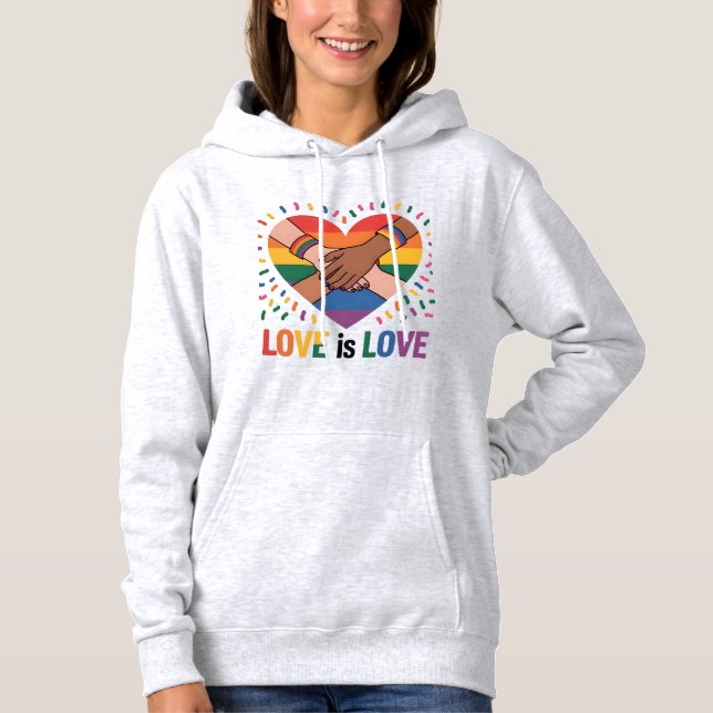 Sudadera El amor es amor (Anverso)