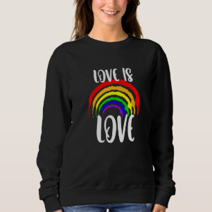 Sudadera El Amor Es Amor Arcoíris Gay Y Lesbiana Orgullo Lg