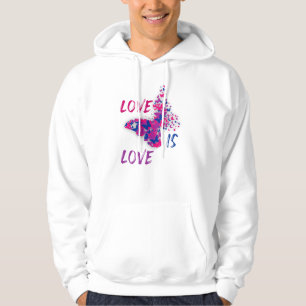 Sudadera El amor es amor Bandera Bisexual LGBTQ+