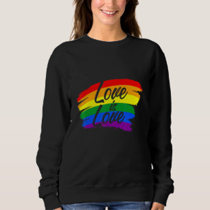 Sudadera El Amor Es Amor Conciencia Homosexual Bisexual LGB