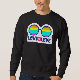 Sudadera El amor es amor gafas de sol LGBTQ Gay CSD