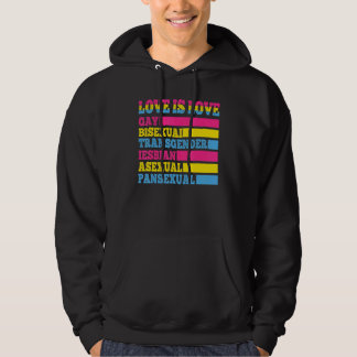 Sudadera El amor es amor Gay Bisexual Transgénero Asexual