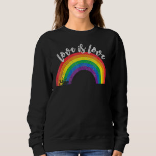 Sudadera El amor es amor Rainbow Lgbt Gay Lesbian Pritag Vi