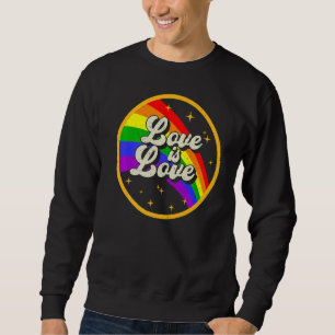Sudadera El amor es amor Rainbow Lgbt Lesbiana Gay Bisexual