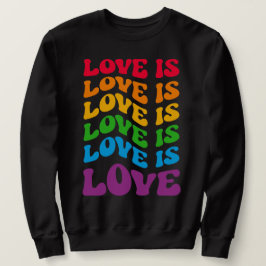Sudadera El amor es el amor gay LGBT